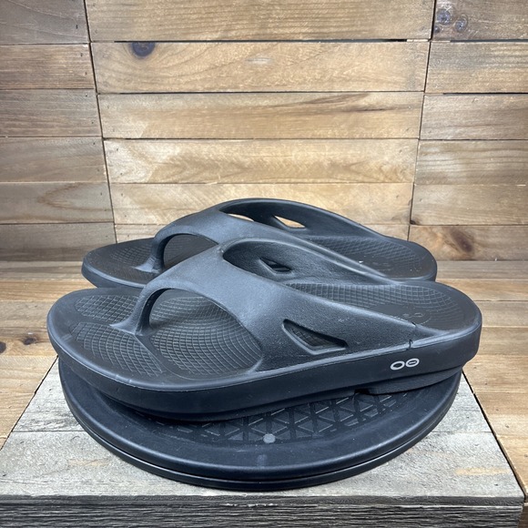 OOFOS OOriginal Mens Size 9 Sandal Lightweight Recovery Footwear Flip Flops - Picture 3 of 10